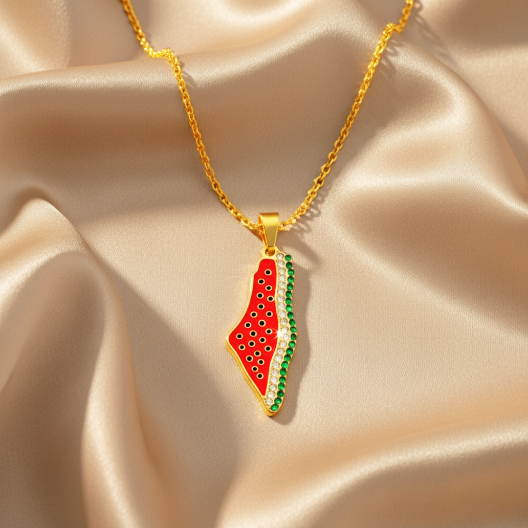 Palestine Watermelon Necklace