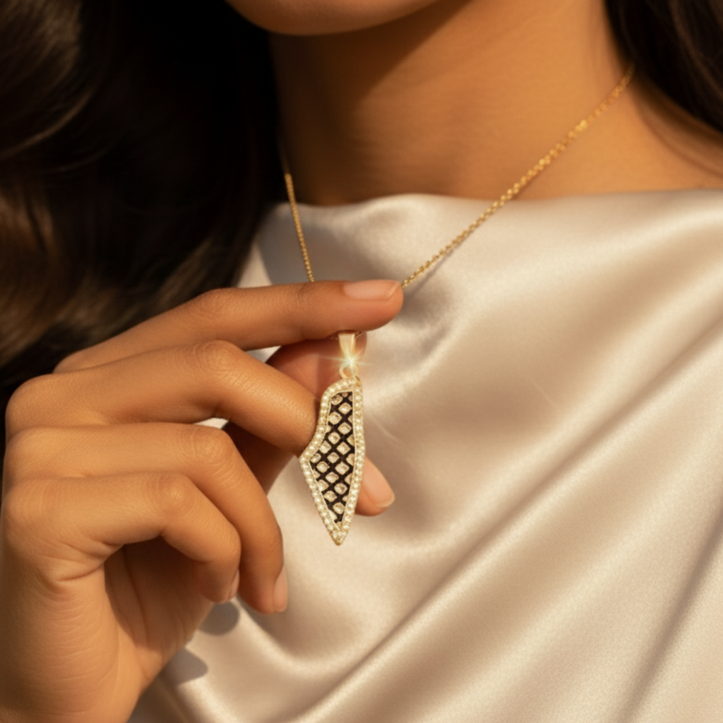 Palestine Keffiyeh Necklace
