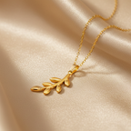 Palestine Olive Branch Necklace