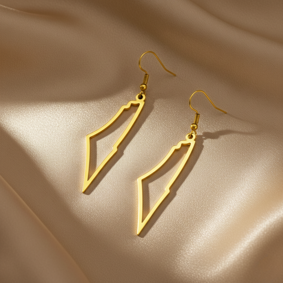 Palestine Outline Earrings