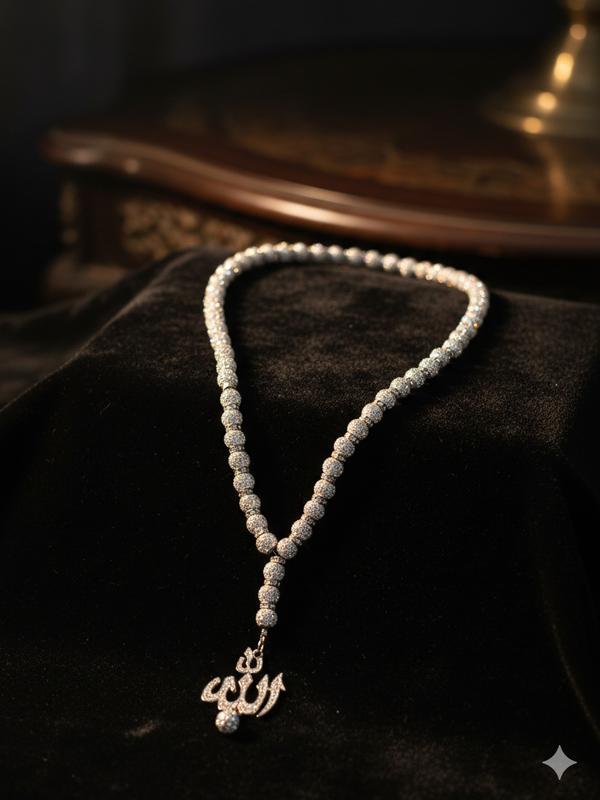 Flame Tasbih Necklace by KALANI