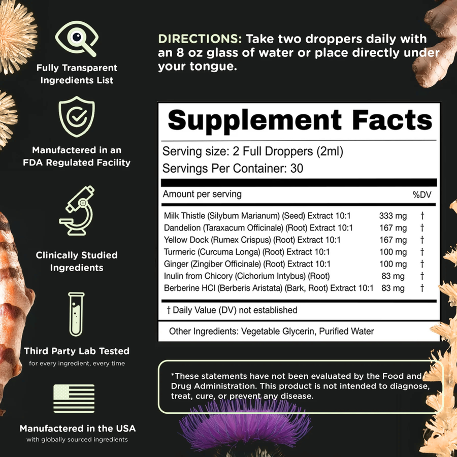 Super Liver Liquid Drops – Daily Liver Support & Detox