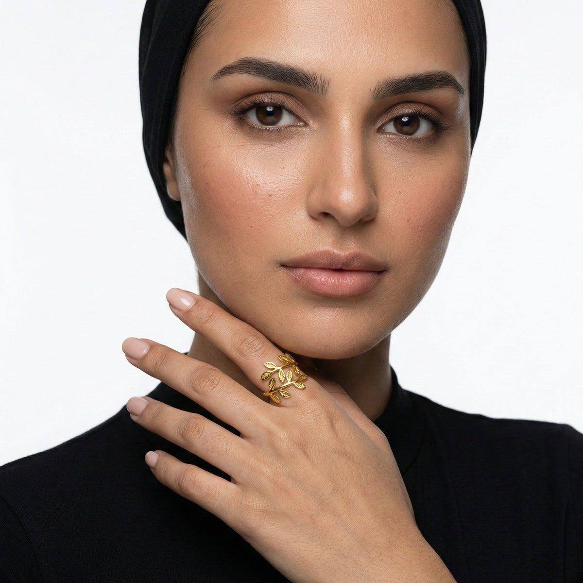 Palestine Olive Leaf Ring