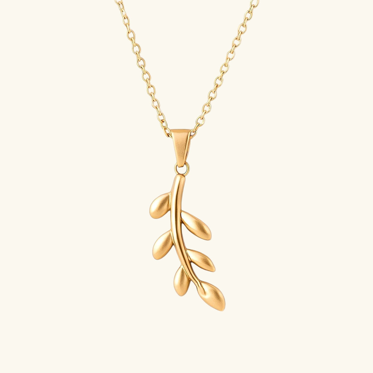 Palestine Olive Branch Necklace