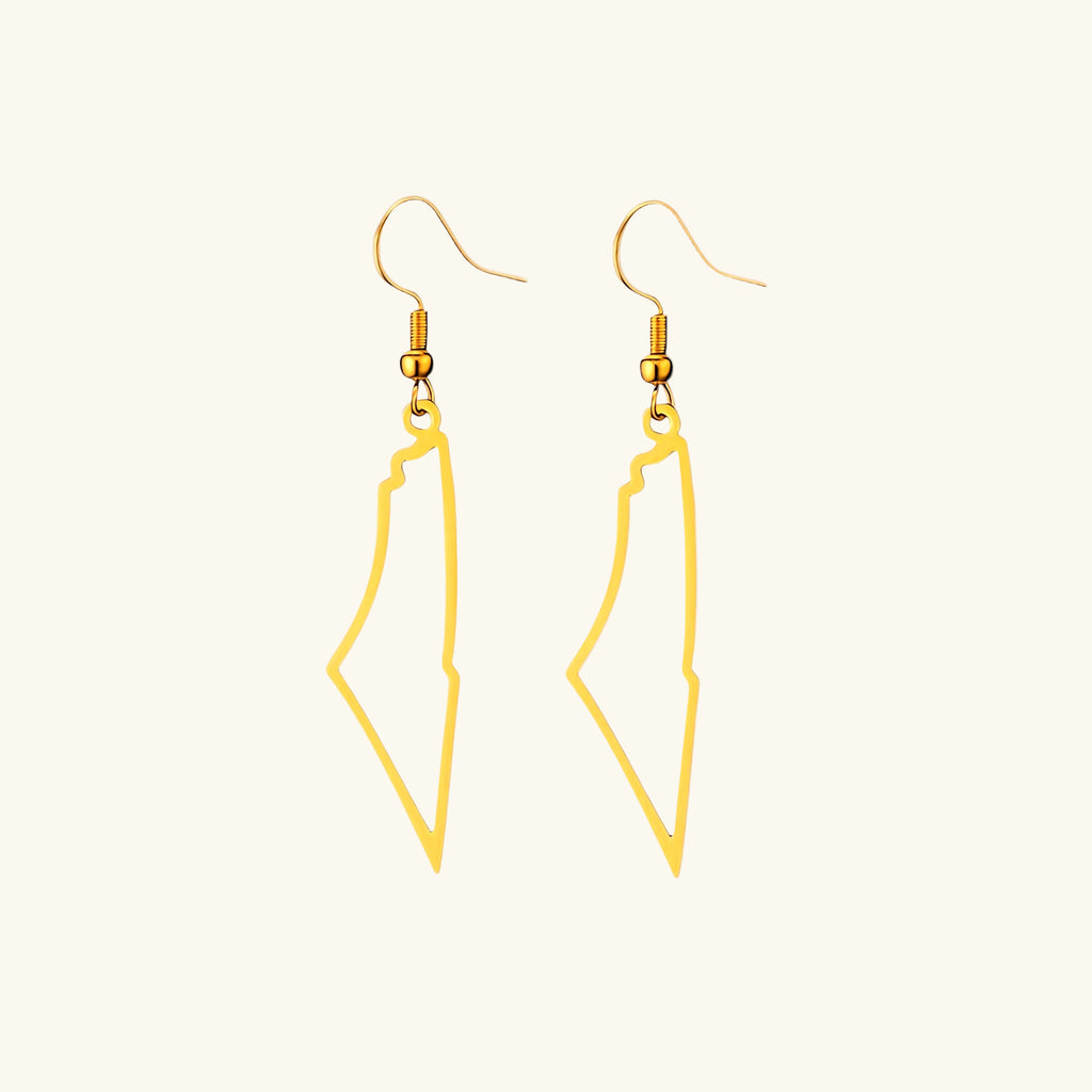 Palestine Outline Earrings