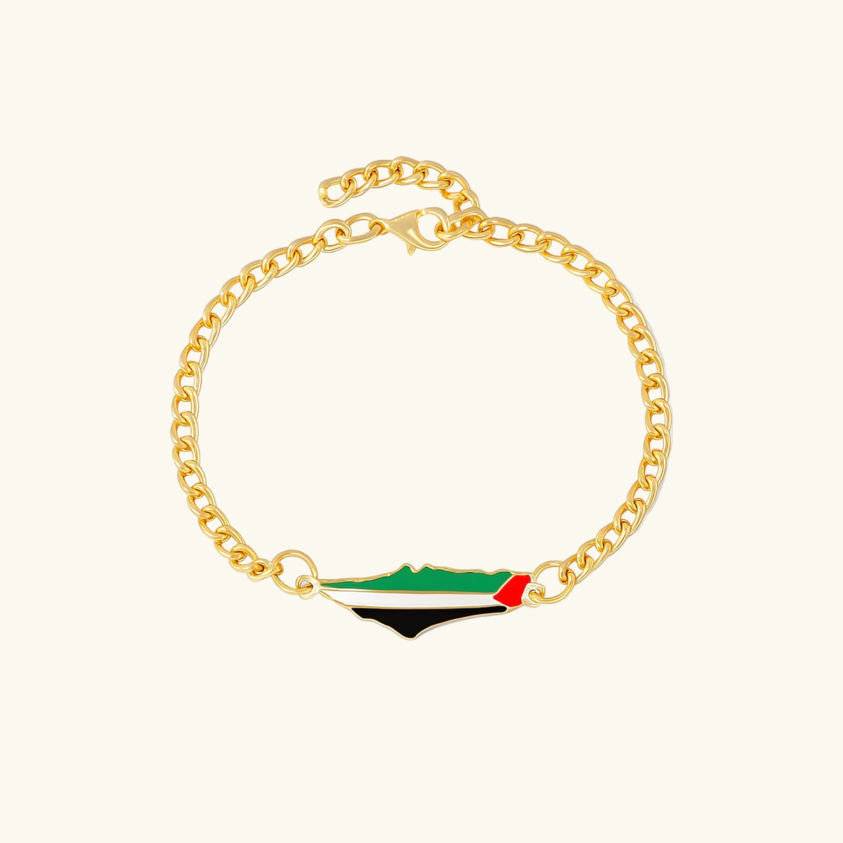 Palestine Chain Bracelet