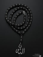 Black Tasbih Necklace by KALANI