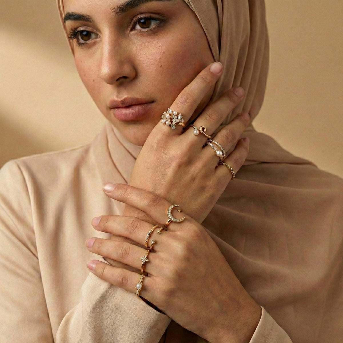 Gold rings and jewelry